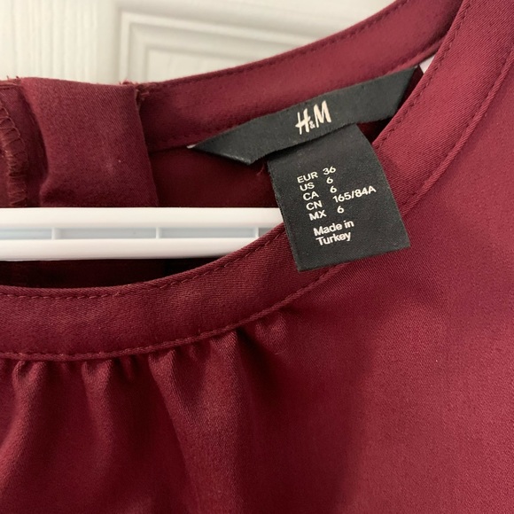 Size S mahogany peplum mini - Picture 2 of 2